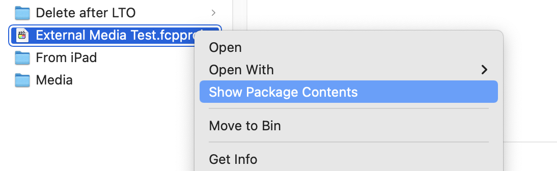 Screenshot of Finder